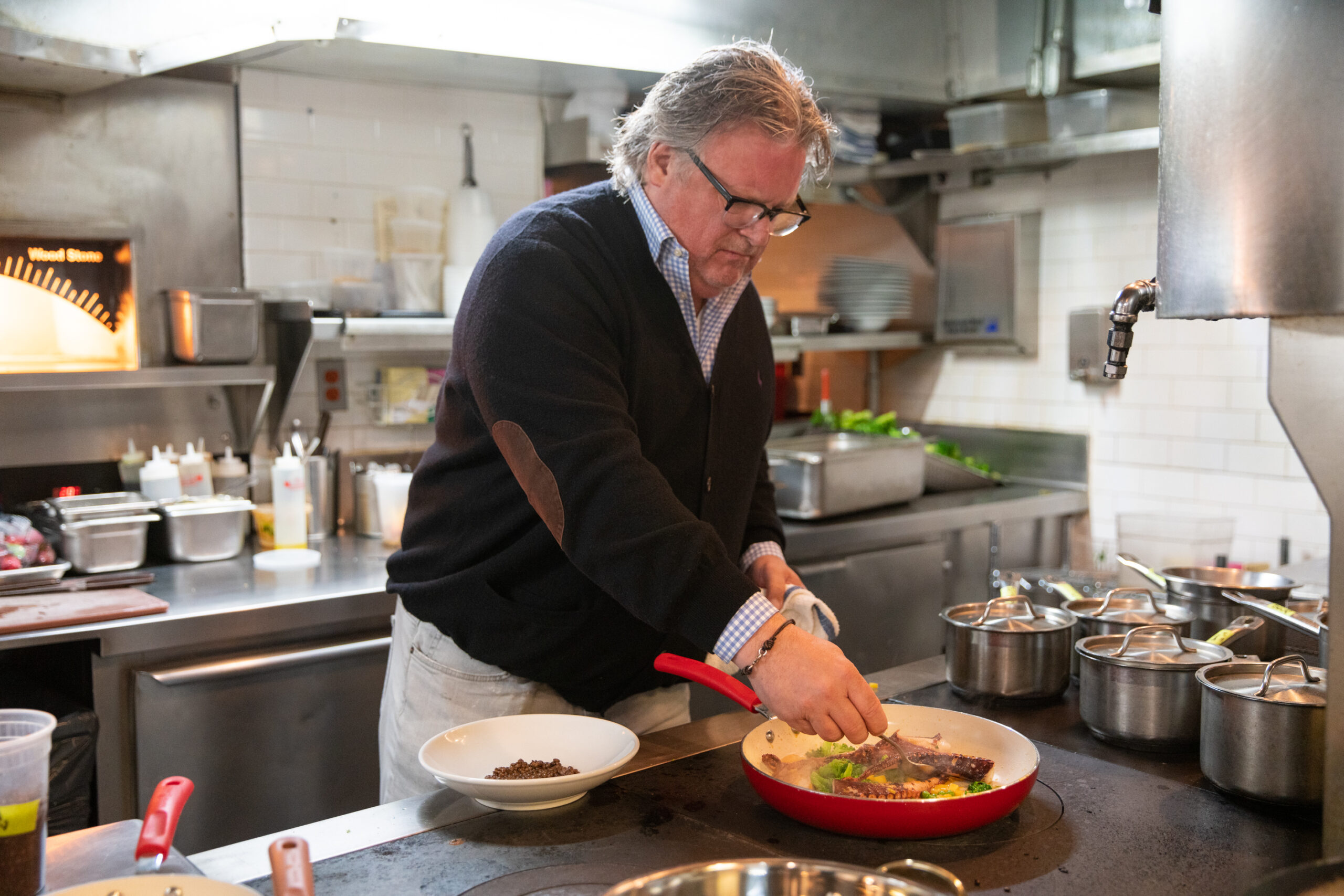 Dabid Burke Cooking